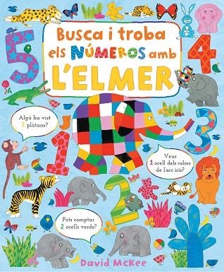 BUSCA I TROBA ELS NÚMEROS AMB L'ELMER | 9788448863425 | MCKEE, DAVID