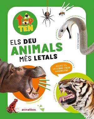 TOP TEN ELS DEU ANIMALS MÉS LETALS | 9788419659521 | BANFI, CRISTINA | Llibreria infantil i juvenil