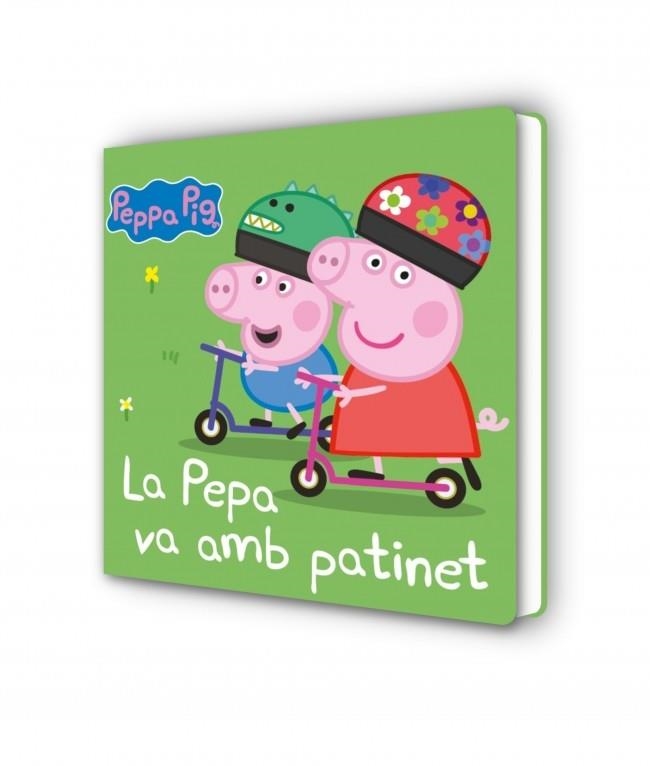 PEPPA PIG LLIBRE DE CARTRÓ LA PEPA VA AMB PATINET | 9788448869557 | HASBRO