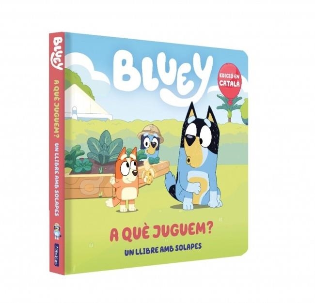 BLUEY LLIBRE DE CARTRÓ AMB SOLAPES  A QUÈ JUGUEM? | 9788448870096 | BLUEY