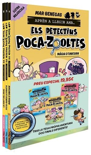 PACK APRÈN A LLEGIR AMB... ELS DETECTIUS POCA-ZOOLTES ! 4 5 I 6 EN LLETRA MAJÚSCULA | 9791387782009 | BENEGAS, MAR | Llibreria infantil i juvenil